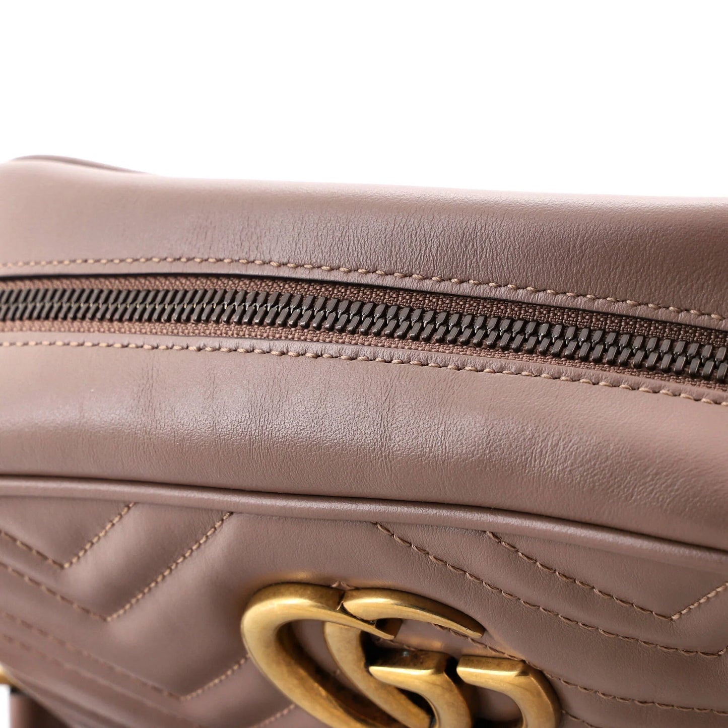 Gucci Gg Marmont Shoulder Bag Matelasse Leather Small