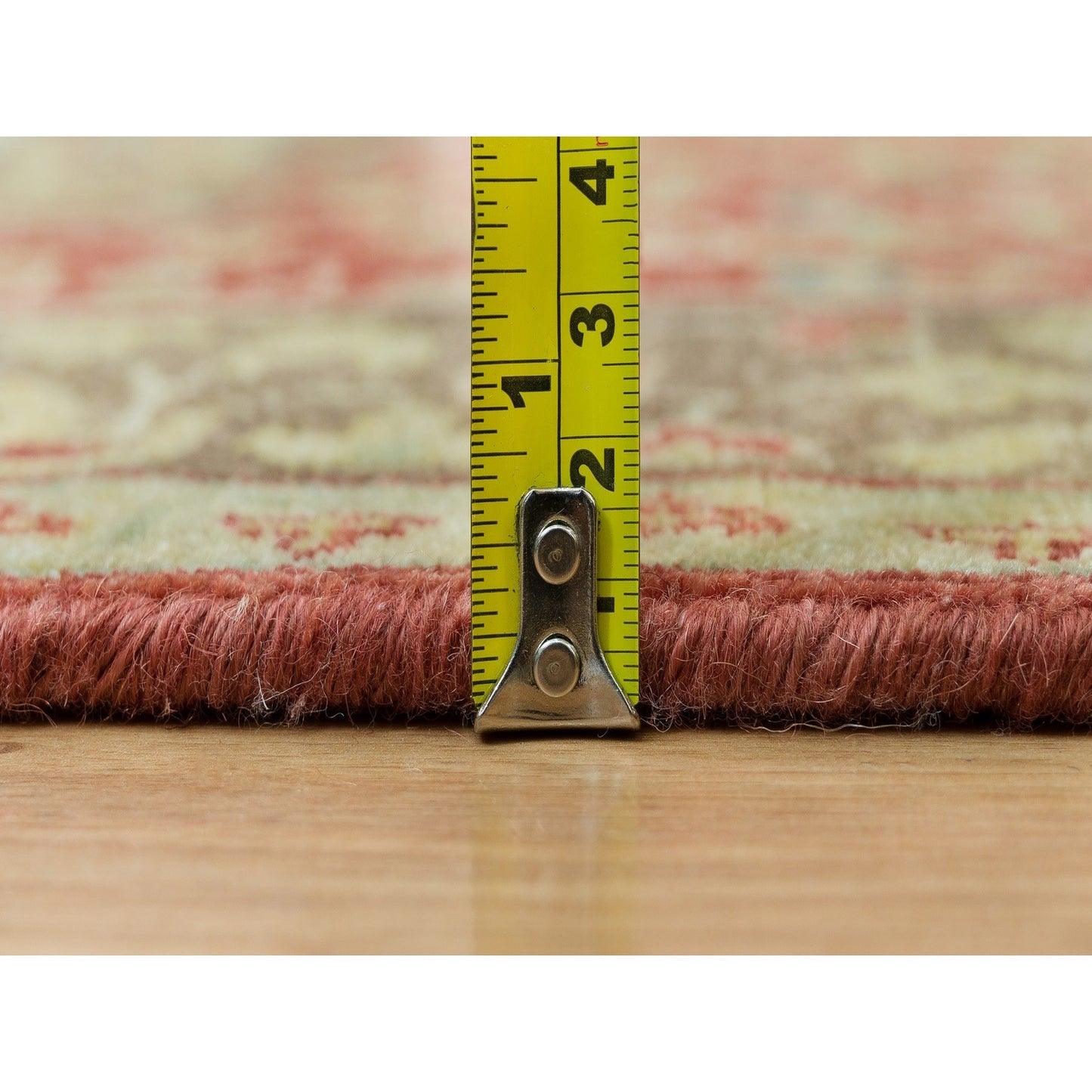 2'7"X18' Red Antiqued Haji Jalili Design Hand Knotted Wool Xl Runner Rug