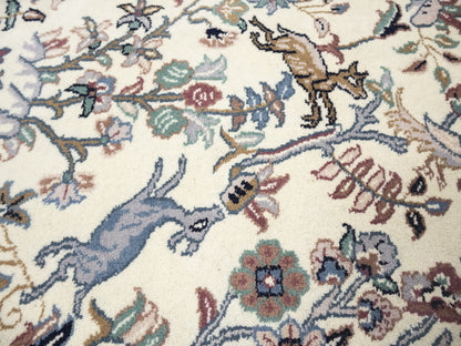Handmade Extra Large Oriental Rug Animal Design