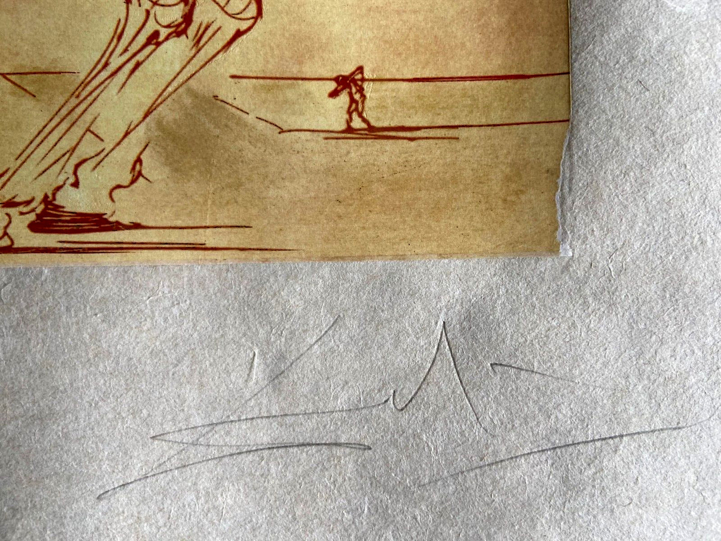 Salvador Dal Etching Hand-Made Hand-Signed Numbered Pencil Certified