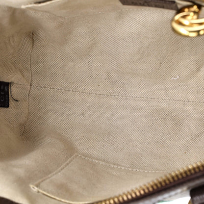 Gucci Ophidia Top Handle Tote Geometric Gg Coated Canvas Small