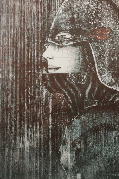 Paul Wunderlich Amazones Ed15 Original Lithograph Signed Framed Surrealism Art