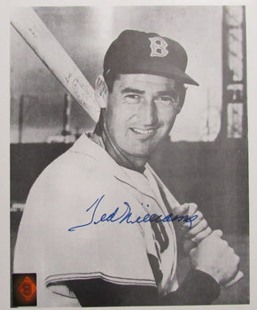 Ted Williams Hof Signed/Autographed 11X14 B/W Photo Boston Red Sox Twf 198584