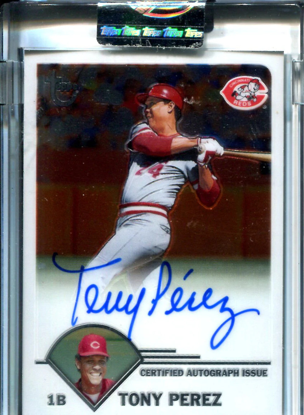 Tony Perez 2003 Topps Chrome Sealed Card