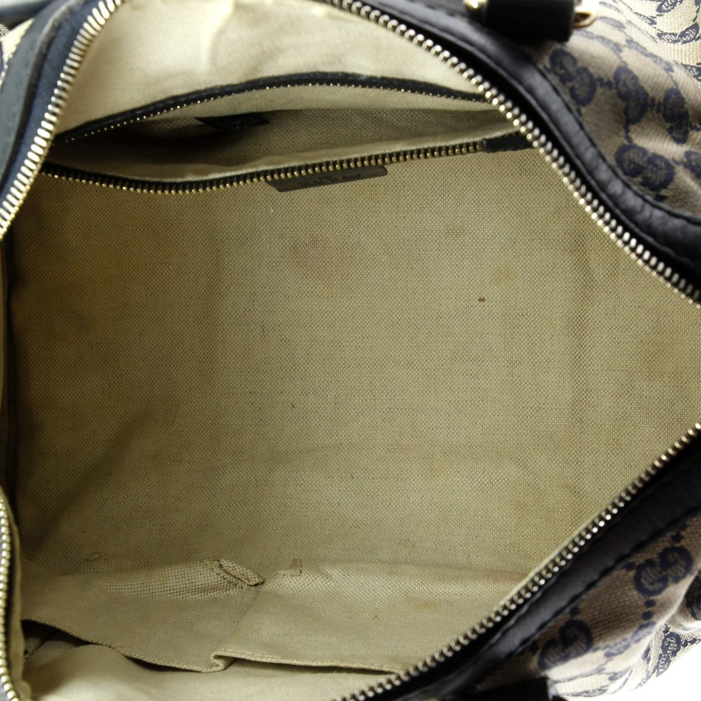 Gucci Vintage Web Boston Bag Gg Canvas Medium