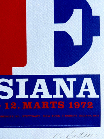 Robert Indiana Guggenheim Museum Coa Signed Op Numbered 275 Ex