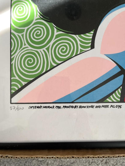 Hampton PJ Harvey poster signed by the author Justin