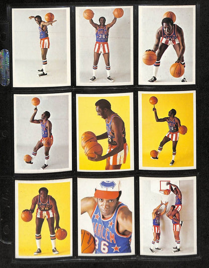 1971 Fleer Harlem Globetrotters Basketball Complete Set (84) 197411