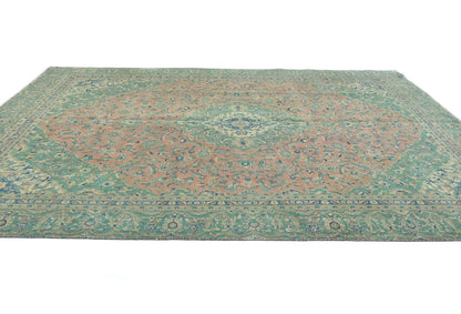 Handmade Semi-Antique Distressed Vintage Oriental