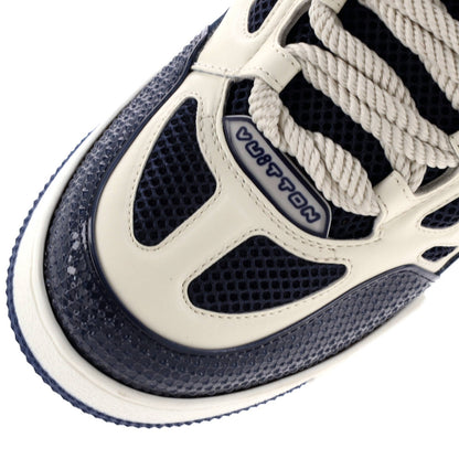 Louis Vuitton Men'S Lv Skate Sneakers Technical Mesh With Leather And Suede