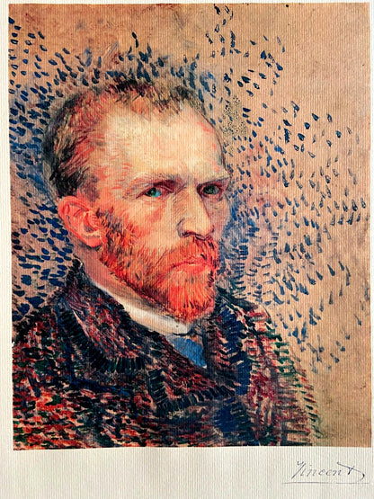 Vincent Van Gogh Museum Lithograph From A Painting Coa Signed Op (Edgar, Degas)