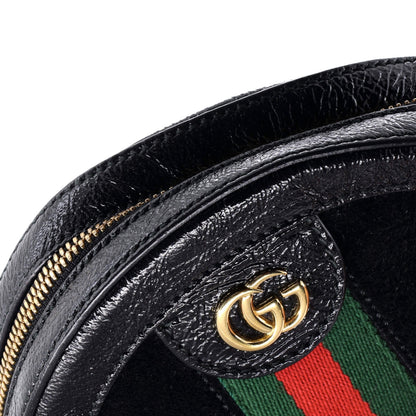 Gucci Ophidia Round Shoulder Bag Suede Mini