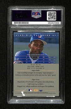 Vladimir Guerrero Signed/Auto 1995 Bowman'S Best Rc Card #2 Expos Psa/Dna 195159