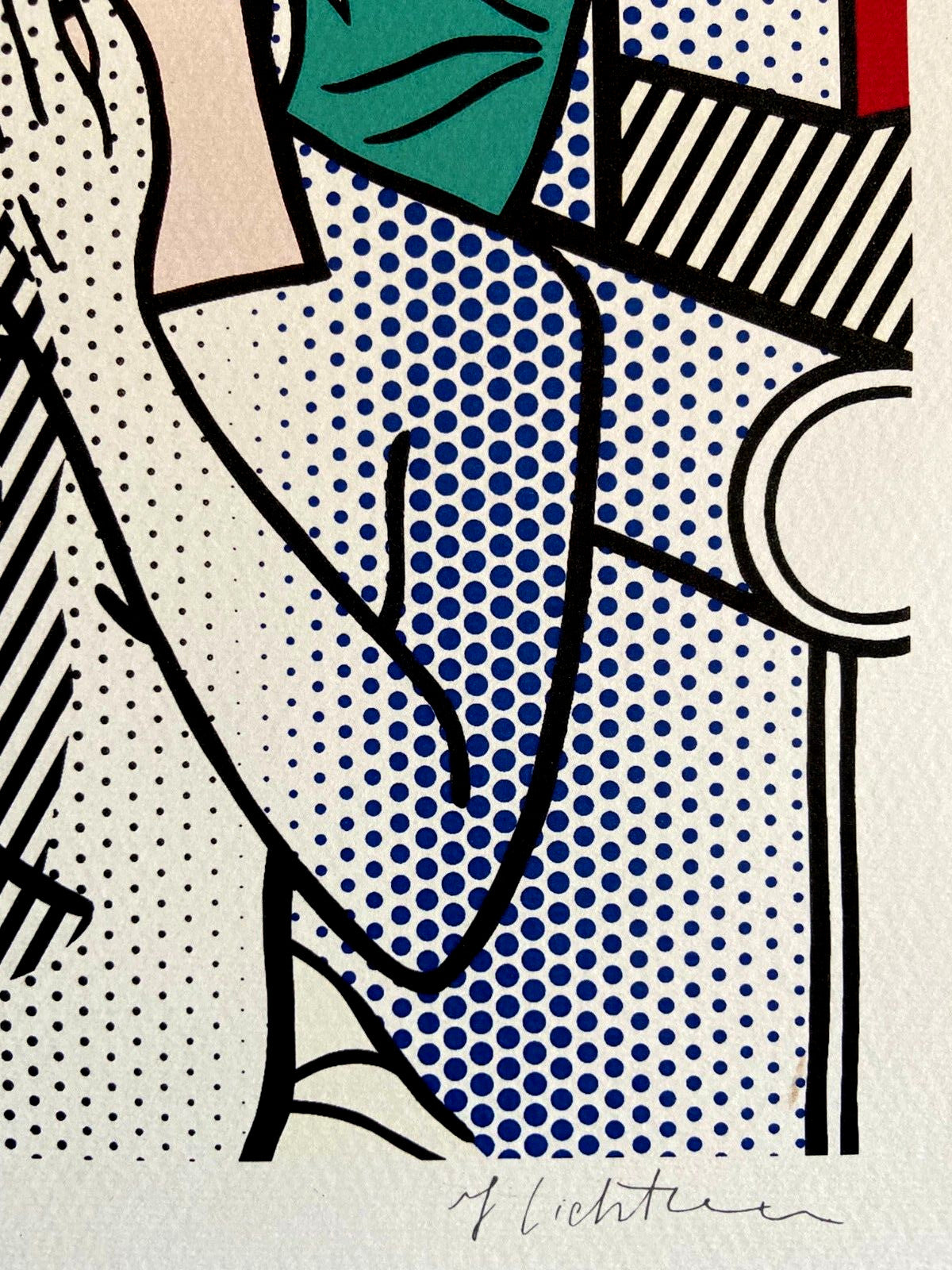 Roy Lichtenstein Lithograph Coa Signed Numbered