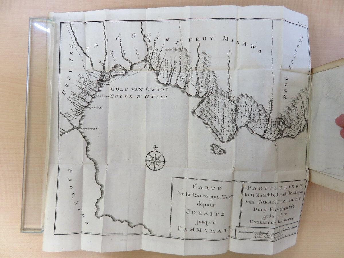 1732 Engelbert Kaempfer "Histoire naturelle" 2 sets French edition