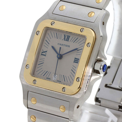 Cartier Santosgalbe Lm Watches W20023C4 Stainless Steel/Ssxk18Yg Mens