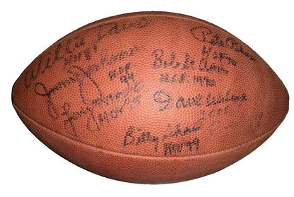 Jimmy Johnson Pete Pihos,Bob St.Clair,Davis W/Coa