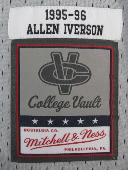 Allen Iverson Hof Autographed Gray Mitchell &