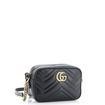 Gucci Gg Marmont Shoulder Bag Matelasse Leather Mini