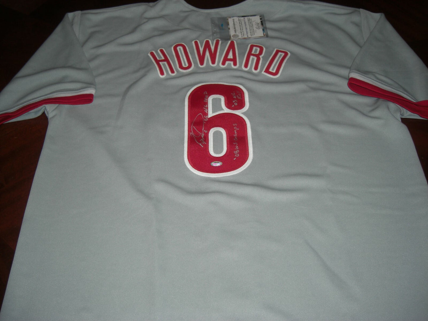 Ryan Howard Philadelphia Phillies 08 Ws Champs,05
