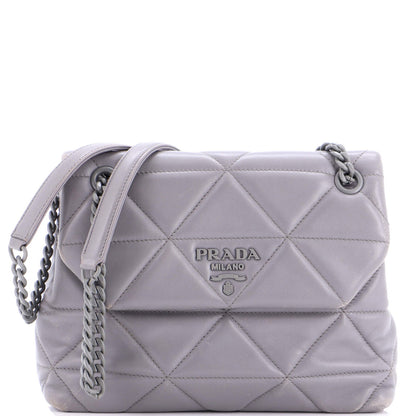 Prada Spectrum Flap Bag Quilted Nappa Leather Large