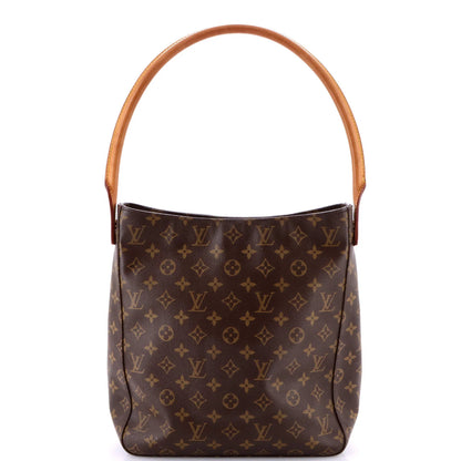 Louis Vuitton Looping Handbag Monogram Canvas Gm