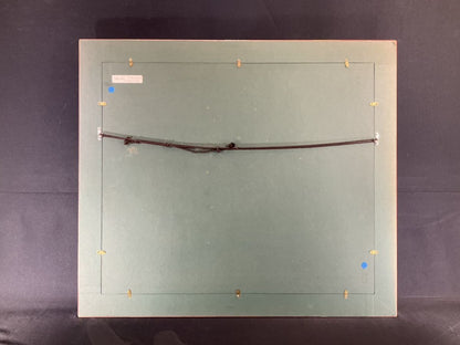 Escudie Original Oil Painting 15F Autumn Lake French Landscape Large Framed