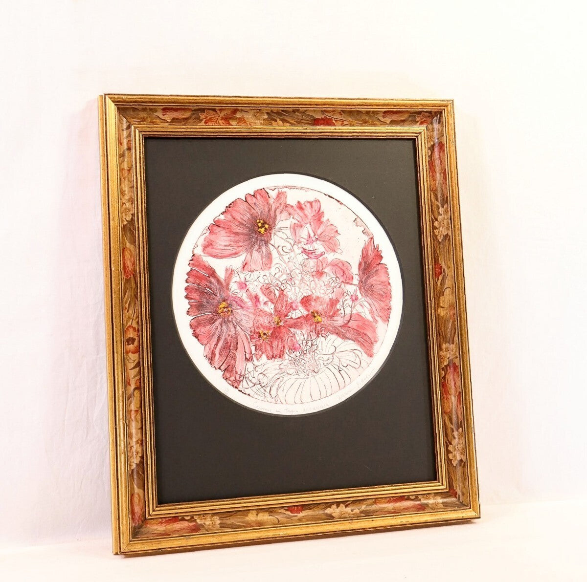 Numbered Joanne Isaac Cosmos in Tapio Wirkkala Etching Framed Signed Editon