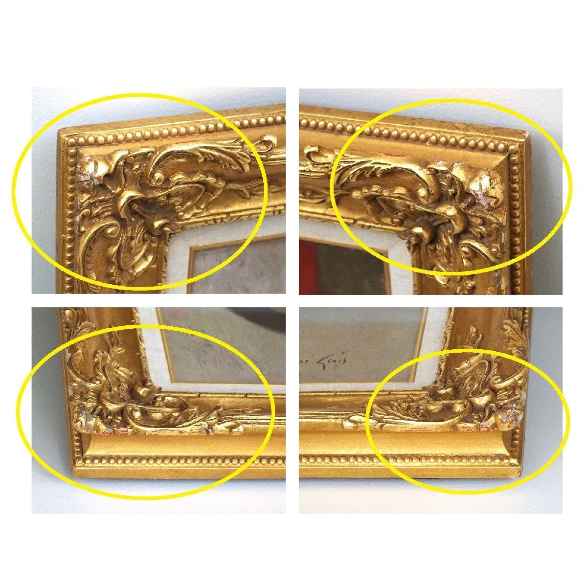 Ren Genis Original Oil Painting Dahlias Signed W/ Back Signature, Still Life