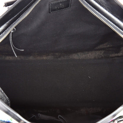 Medium Gucci x Balenciaga The Hacker Project Neo Classic City Bag Flora Canvas