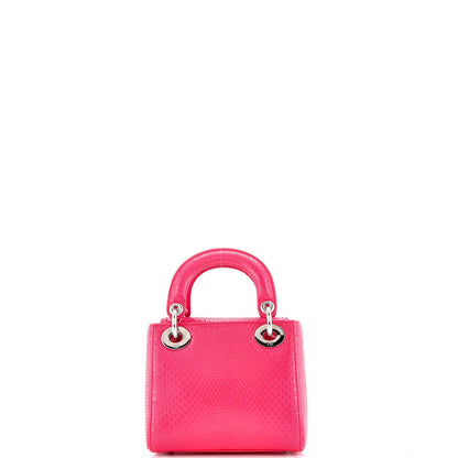 Christian Dior Lady Dior Bag Python Small