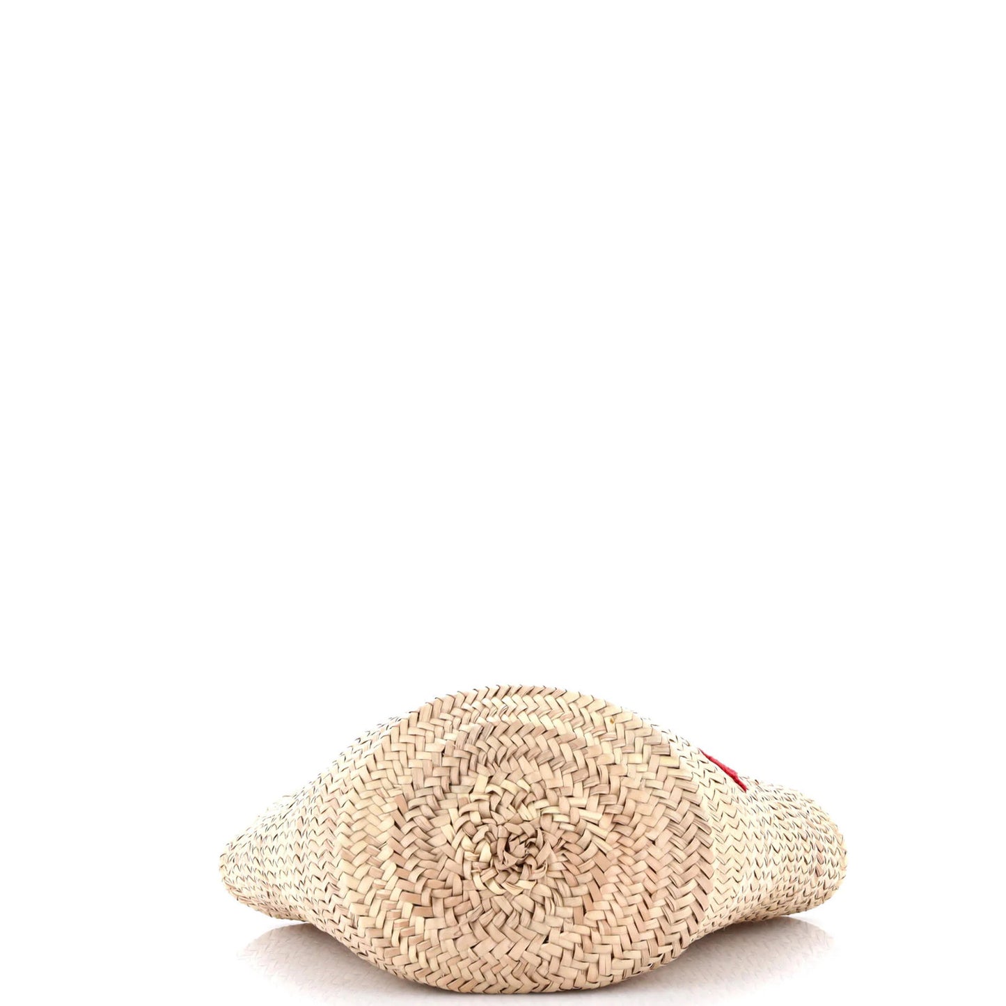 Dolce & Gabbana Kendra Logo Basket Bag Embroidered Straw