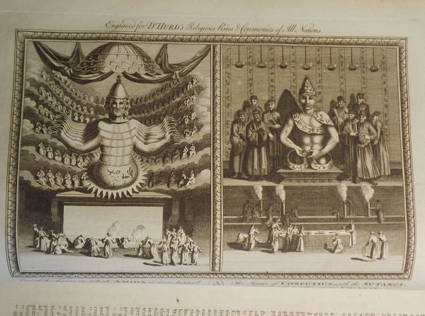 William Hurd Religious Rites Customs Of All Nations Illustrated 1790 Folio Japan