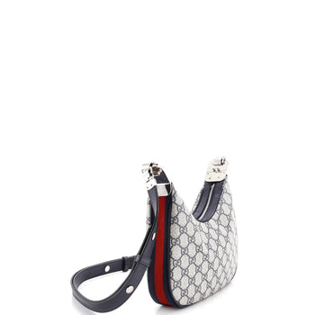 Gucci Attache Shoulder Bag Gg Coated Canvas Small