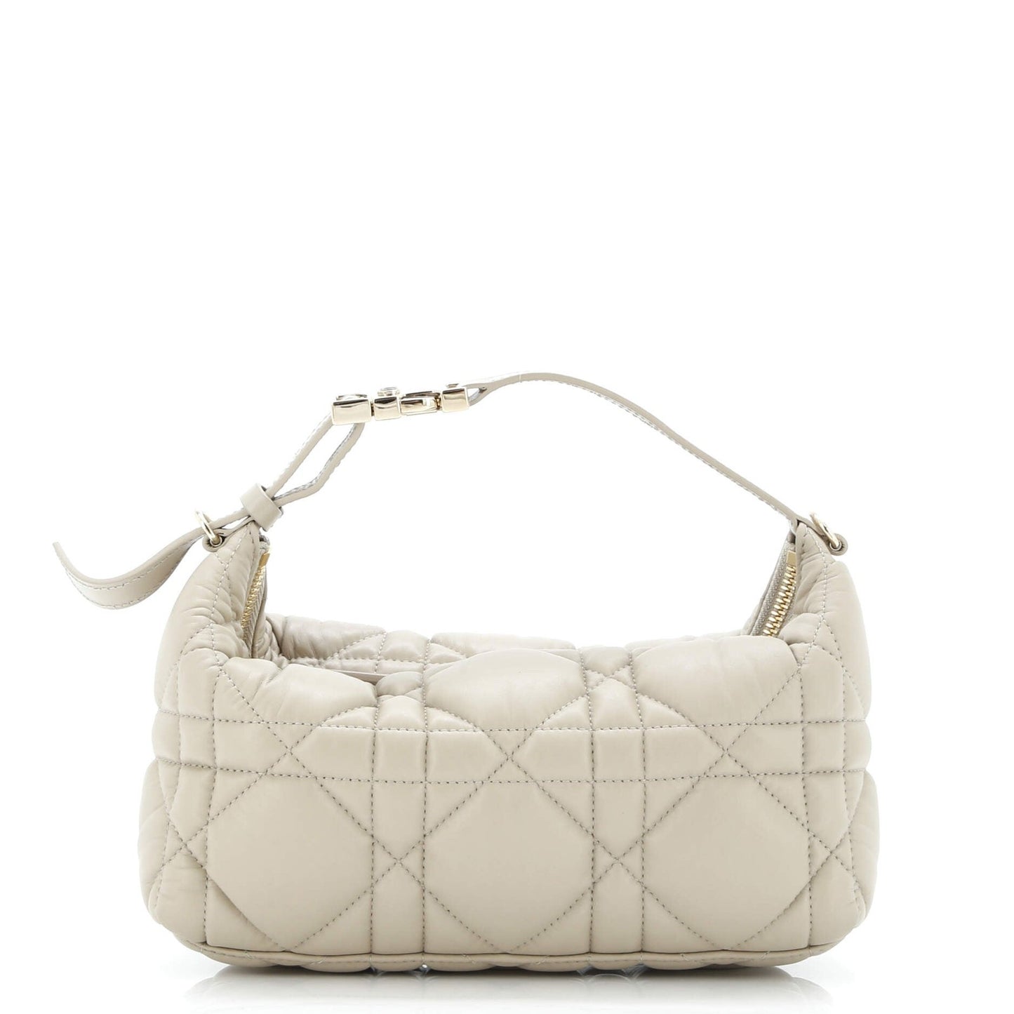 Christian Dior Diortravel Nomad Pouch Macrocannage Quilt Calfskin Medium