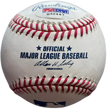 Dom Dimaggio Autographed Official Major League Baseball (Psa)