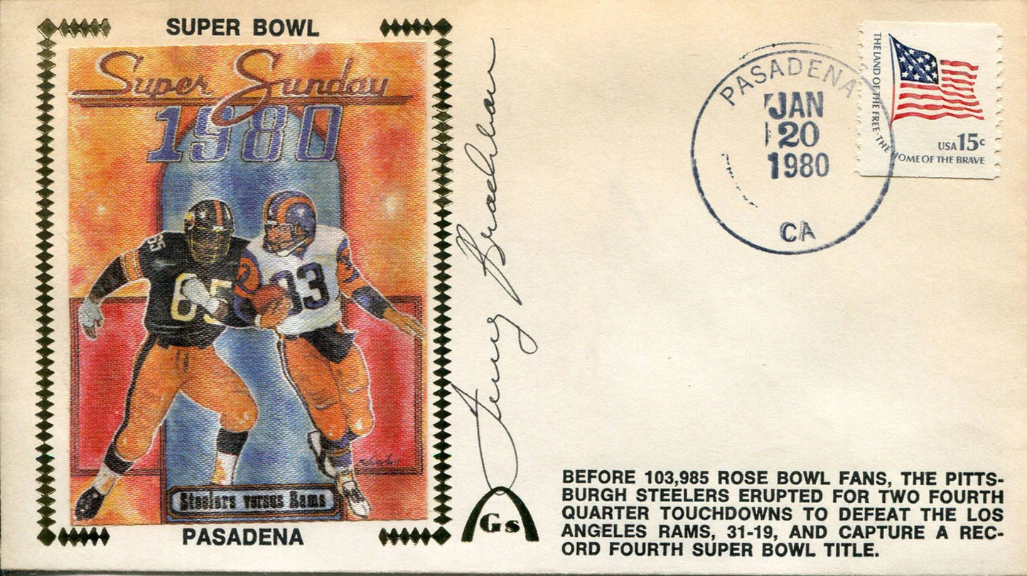 Terry Bradshaw Autographed Gateway First Day Cover