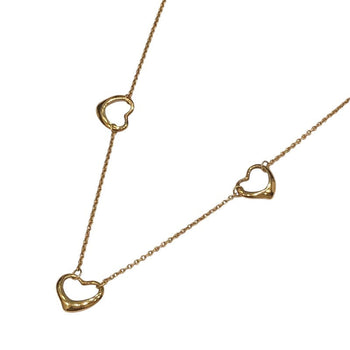 Tiffany & Co. Open Heart Necklace Yellow Gold K18Yg 750Yg