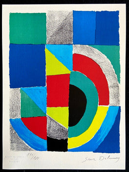Sonia Delaunay Lithograph Coa Signed Op Numbered
