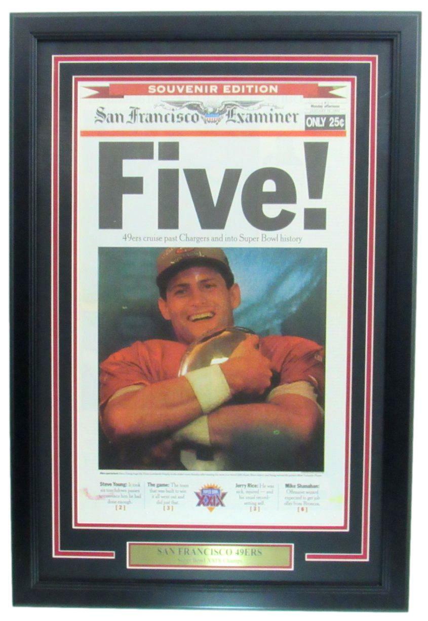 1995 San Francisco Examiner Newspaper 49Ers Super