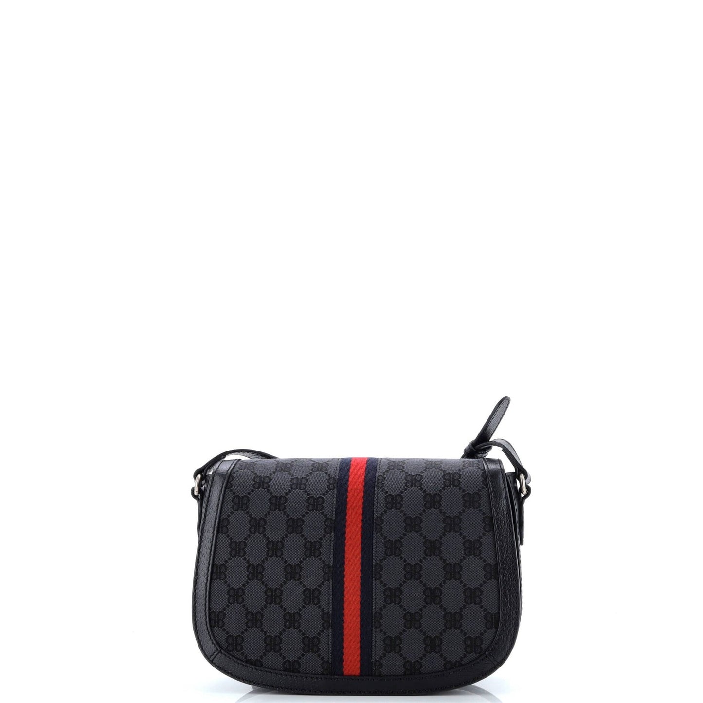 Gucci X Balenciaga The Hacker Project Flap Messenger Bag Bb Canvas Medium