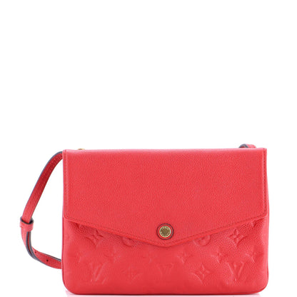 Louis Vuitton Twice Handbag Monogram Empreinte Leather