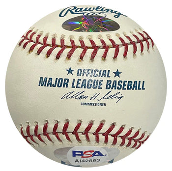 Oscar Gamble Autographed Baseball (Psa)
