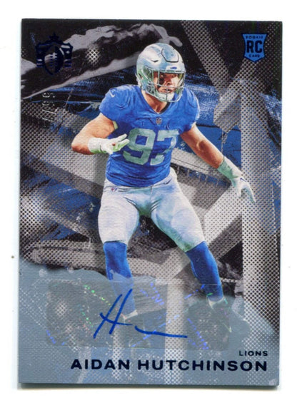 Aidan Hutchinson 2022 Panini Chronicles Gridiron Kings Blue #Gk-10 Card /75