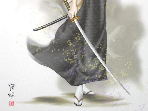 Senko Takahashi "Swordswoman" Signed Original