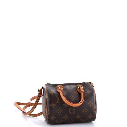 Louis Vuitton Speedy Bandouliere Bag Monogram Canvas Nano