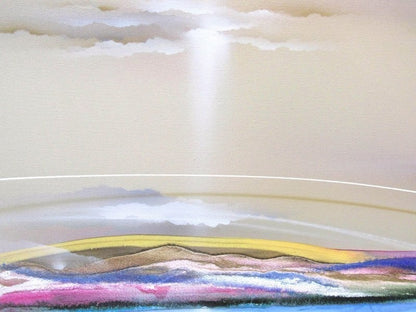 Elba Alvarez Original Oil Painting Landscape Large Canvas Signed 2011 Venezuela