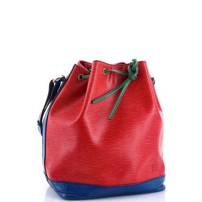 Louis Vuitton Tricolor Noe Handbag Epi Leather Large