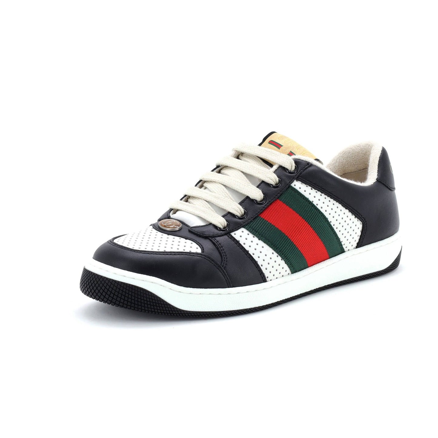 Gucci Screener Sneakers Fabric And Leather