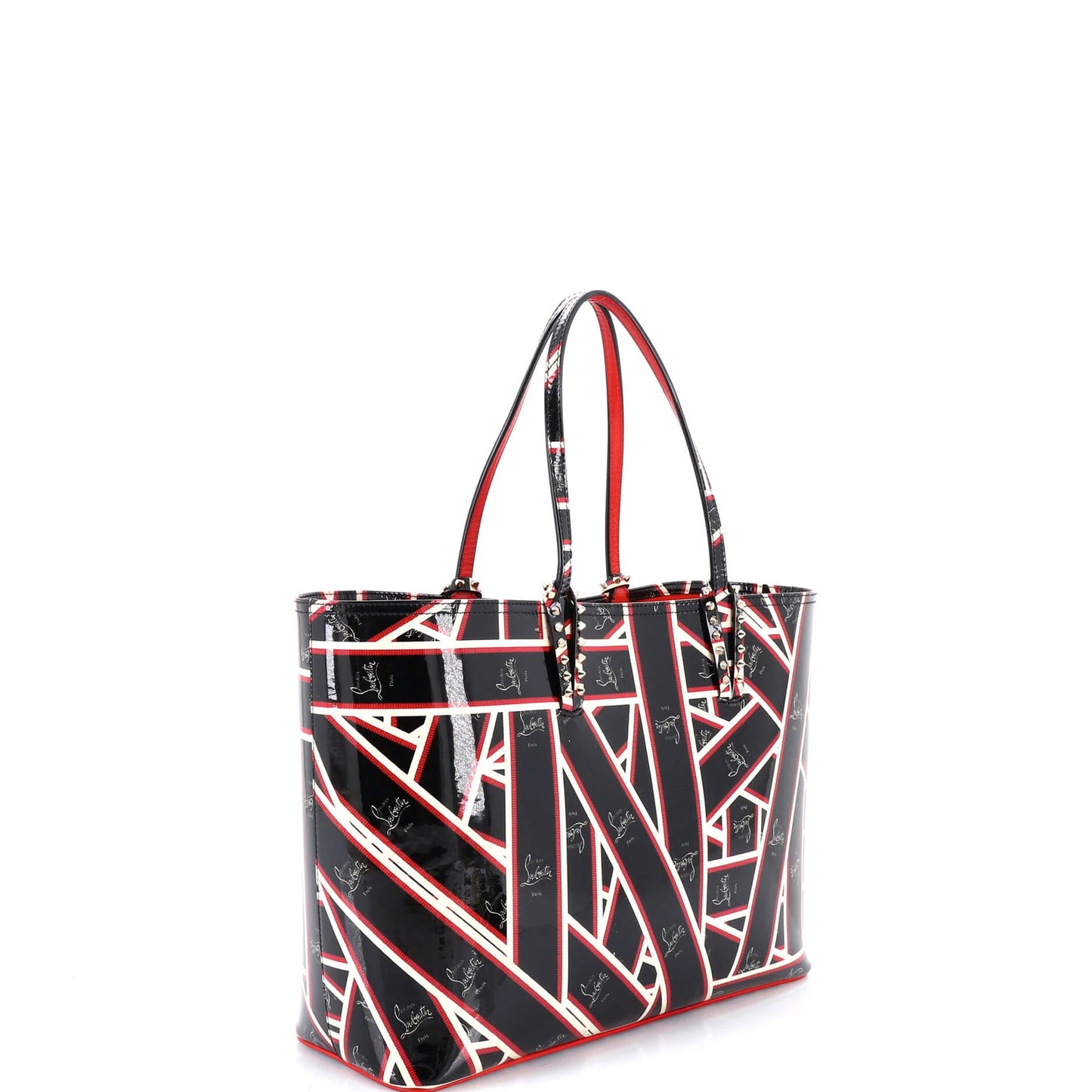 Christian Louboutin Cabata East West Tote Printed Patent Large